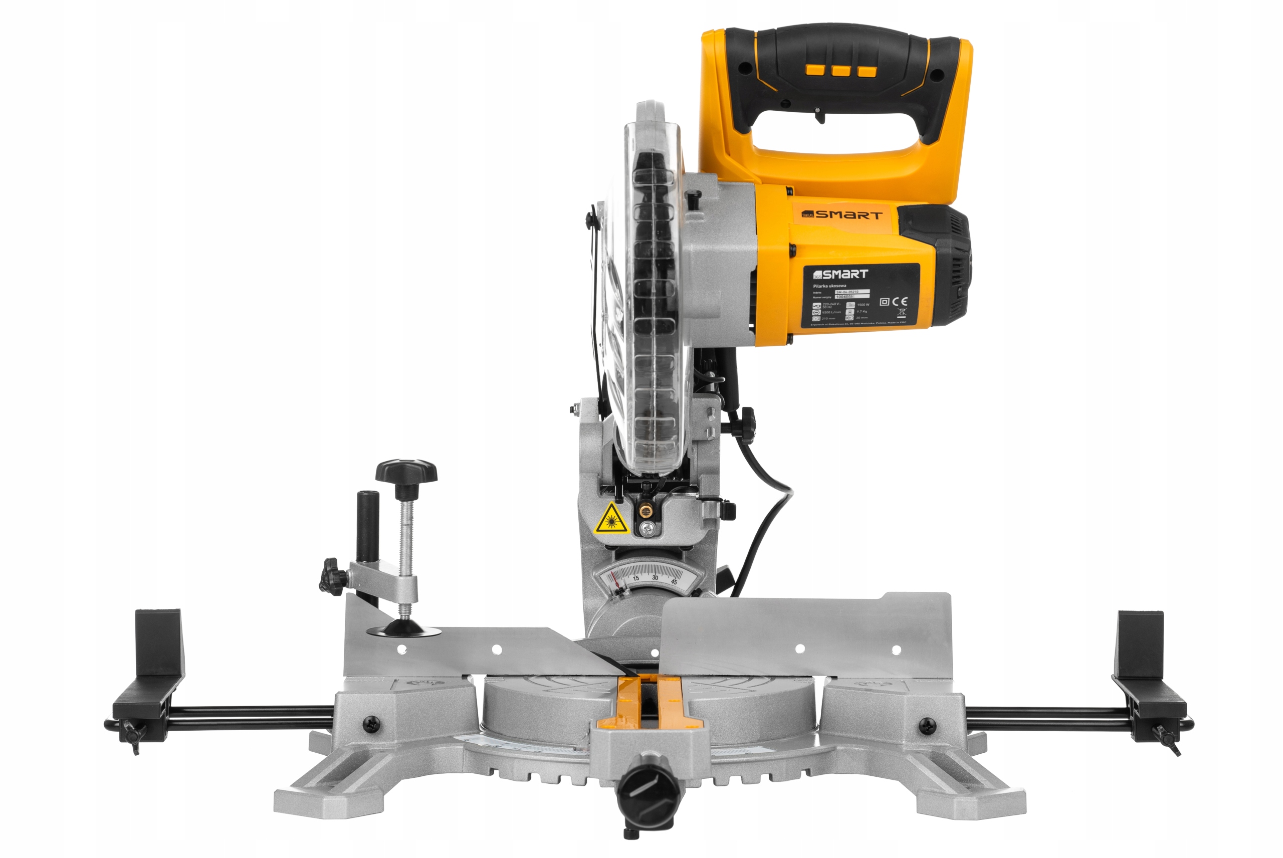 Piła ukośnica pilarka z posuwem i laserem 1500W + 2 x tarcza 210mm SMART365 Seria SM-04-05210