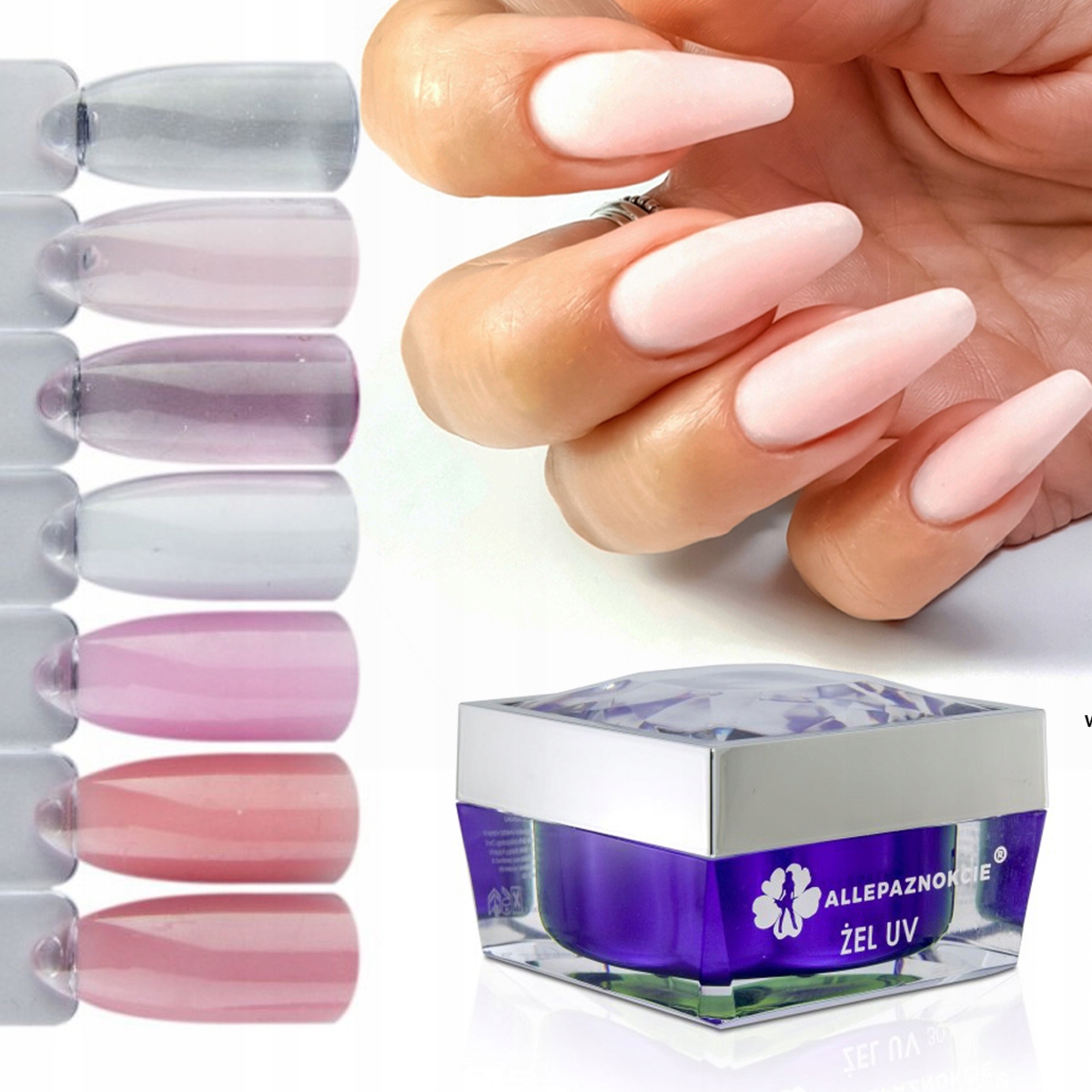 

Żel do paznokci budujący Perfect French 50ml mocny