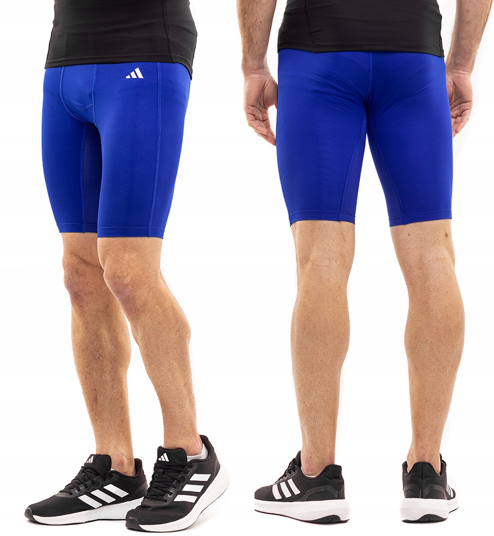 Podspodenki Męskie adidas Techfit Tight Termoaktywne Niebieskie M