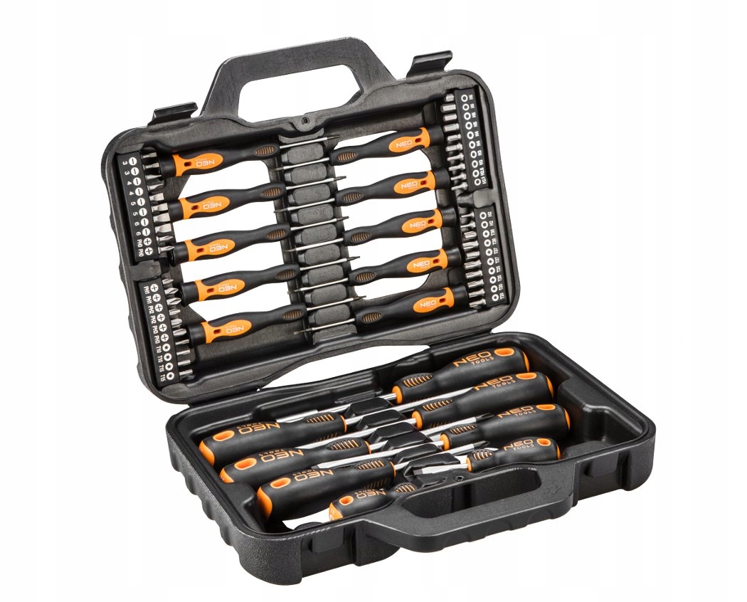 

Neo Tools Zestaw Wkrętaków I Końcówek 58szt.04-211