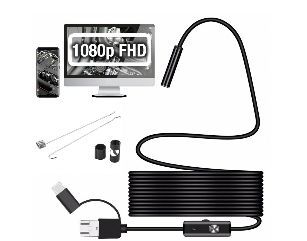 

Endoskop Kamera szpiegowska Fhd 1080 Android Usb-c
