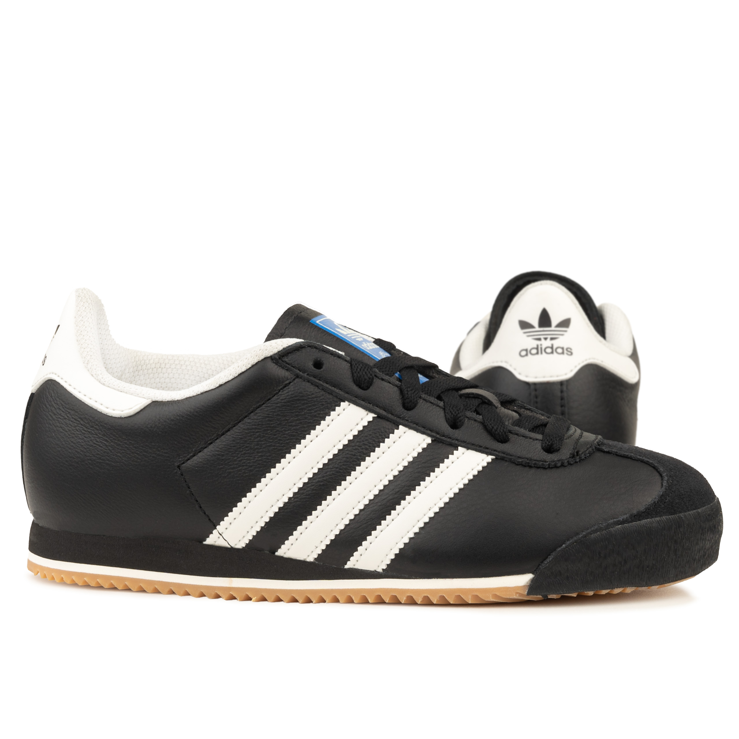 Boty Adidas K74 Black IG8951 černé kožené 45 1/3