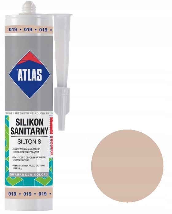 

Atlas Silikon Silton S 280ml 019 Jasnobeżowy