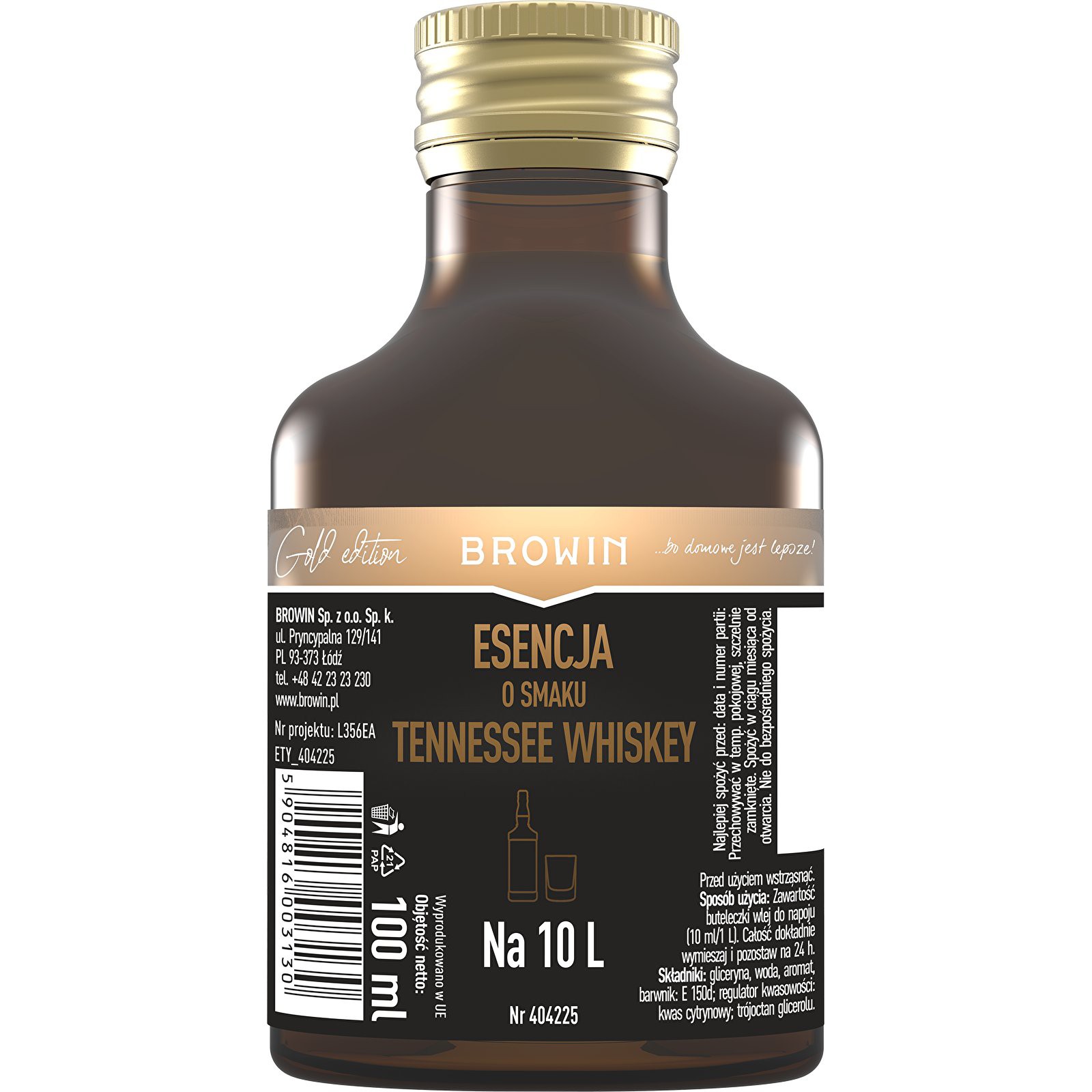 Esence Tennessee whiskey na 10 l 100 ml Browin sada