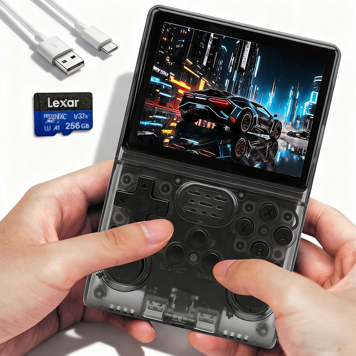 Przenośna Komórkowa Konsola Do Gier Retro 30000+ Gier Ostry Obraz 3,5 Cala