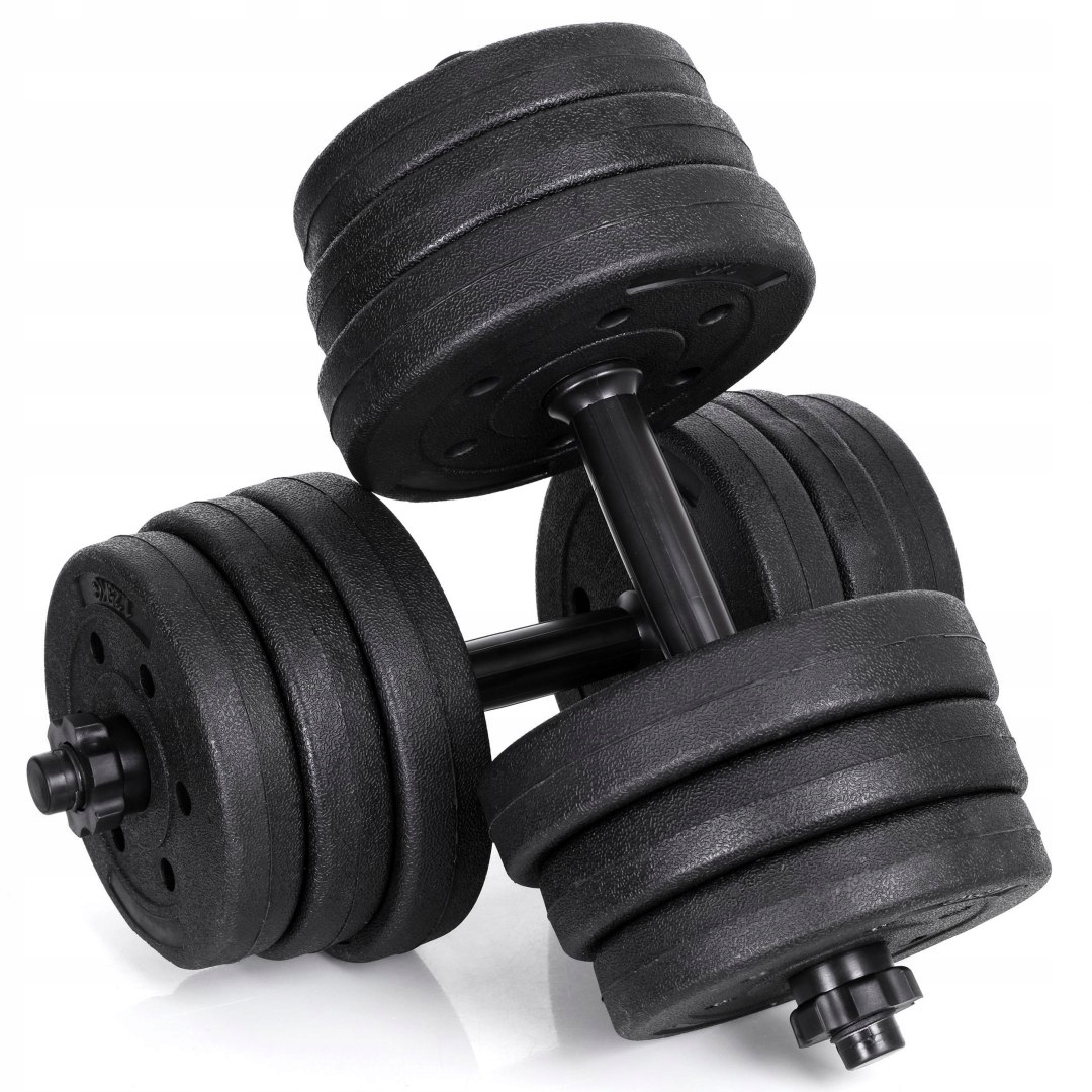 

Hantle 30KG 2X15 Kg Hantla Zestaw Hantli Gryf
