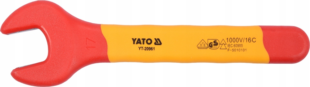 

Klucz Płaski Izolowany 17mm Vde do 1000V Yato