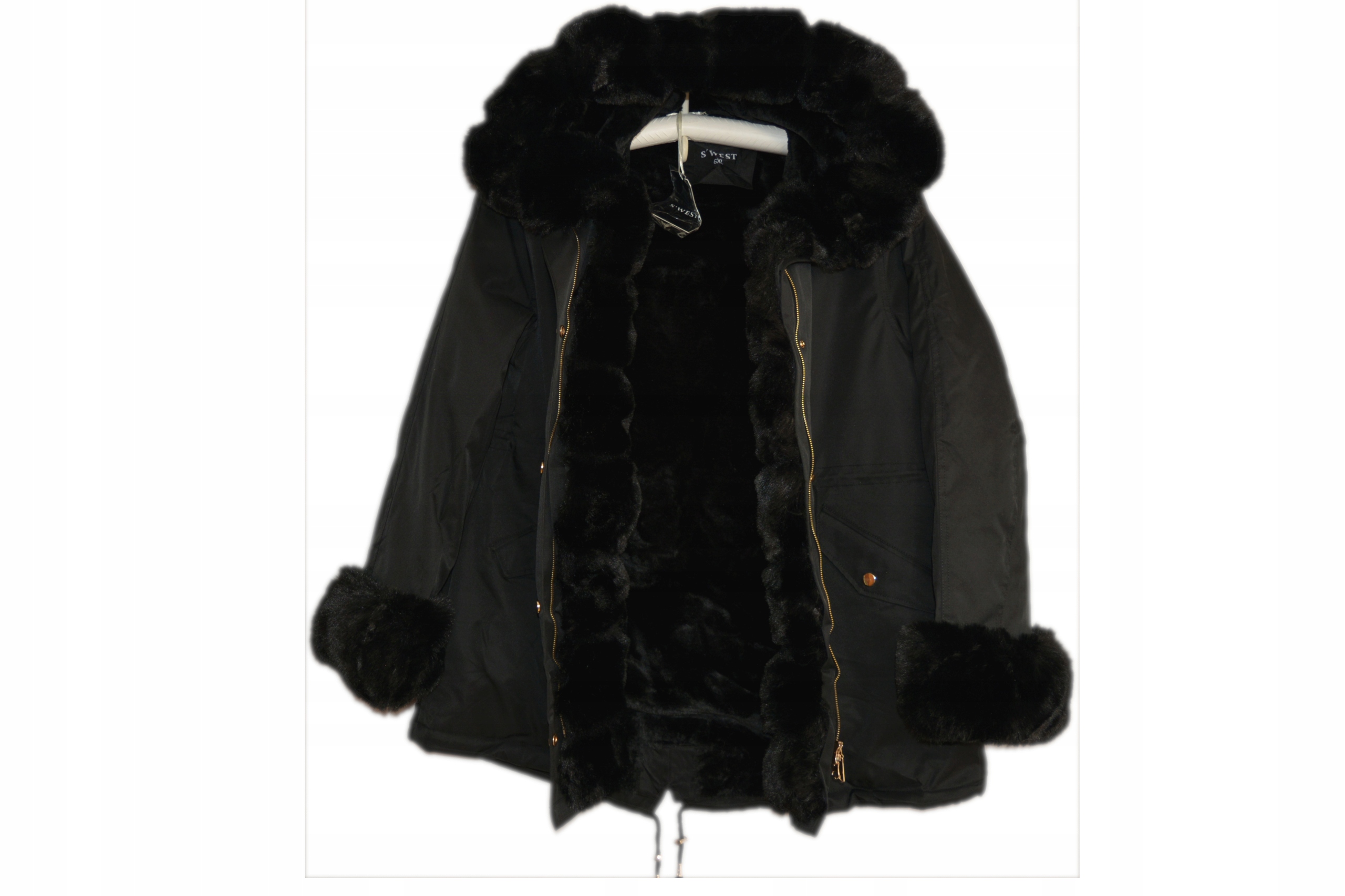 dámská parka bunda na kožešině 3XL 40