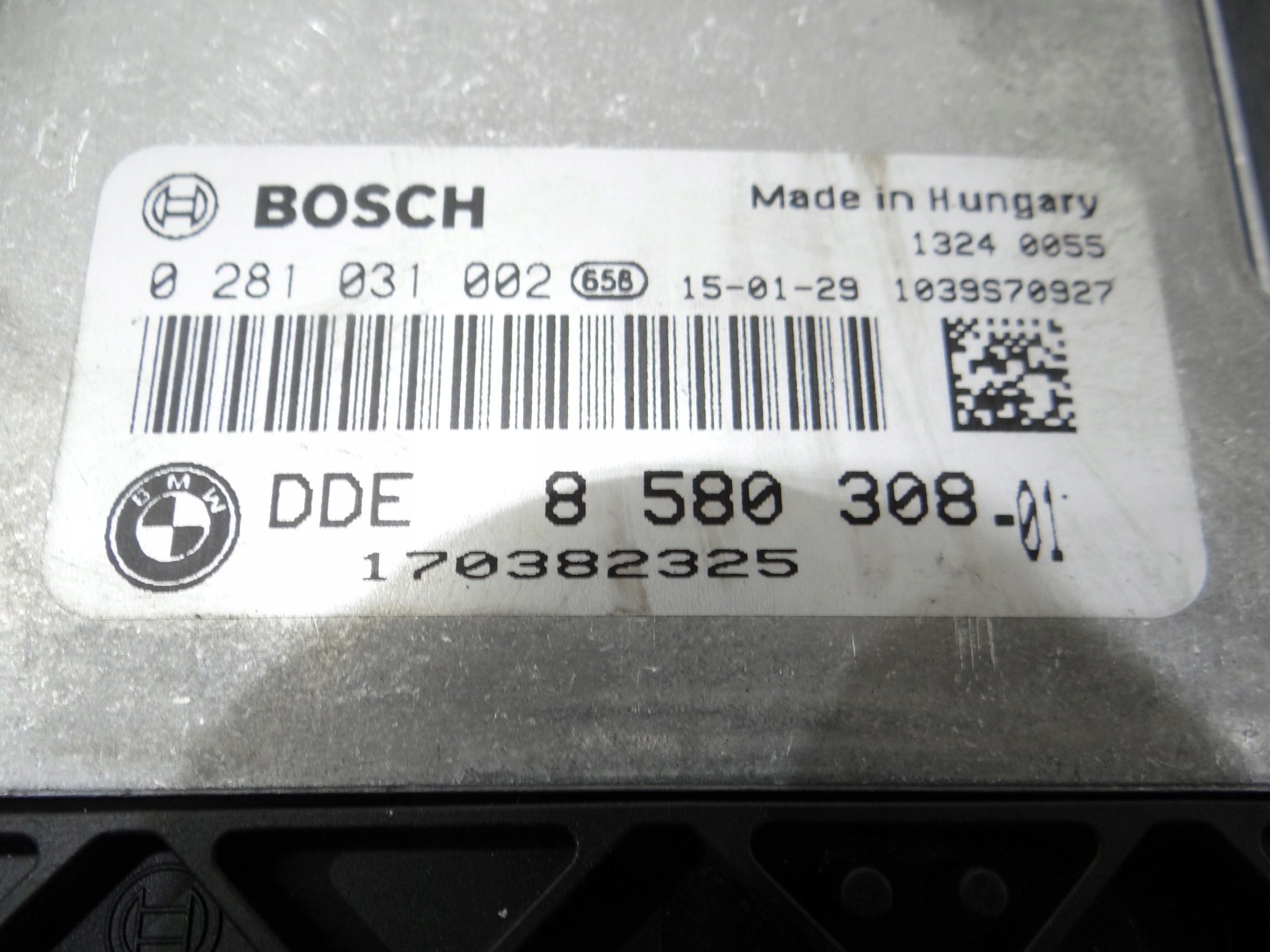 computer control unit of the engine BMW X1 E84 LCI 2.0D N47 XDRIVE 8580308