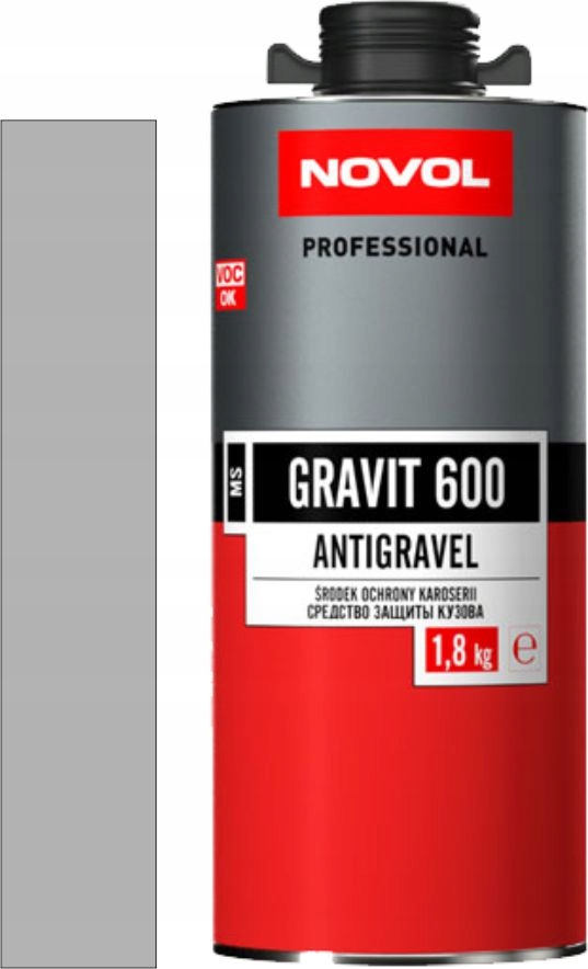Novol Gravit 600 Do Ochrony Karoserii 1,8kg Szary