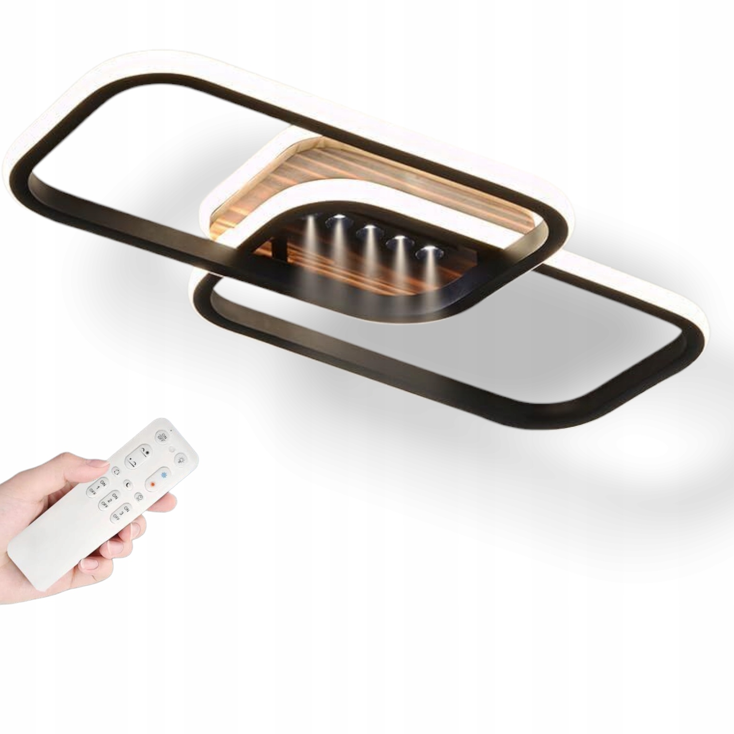 Lampa sufitowa Led 52W z możliwością ściemniania 3000K-6500K, 60 cm