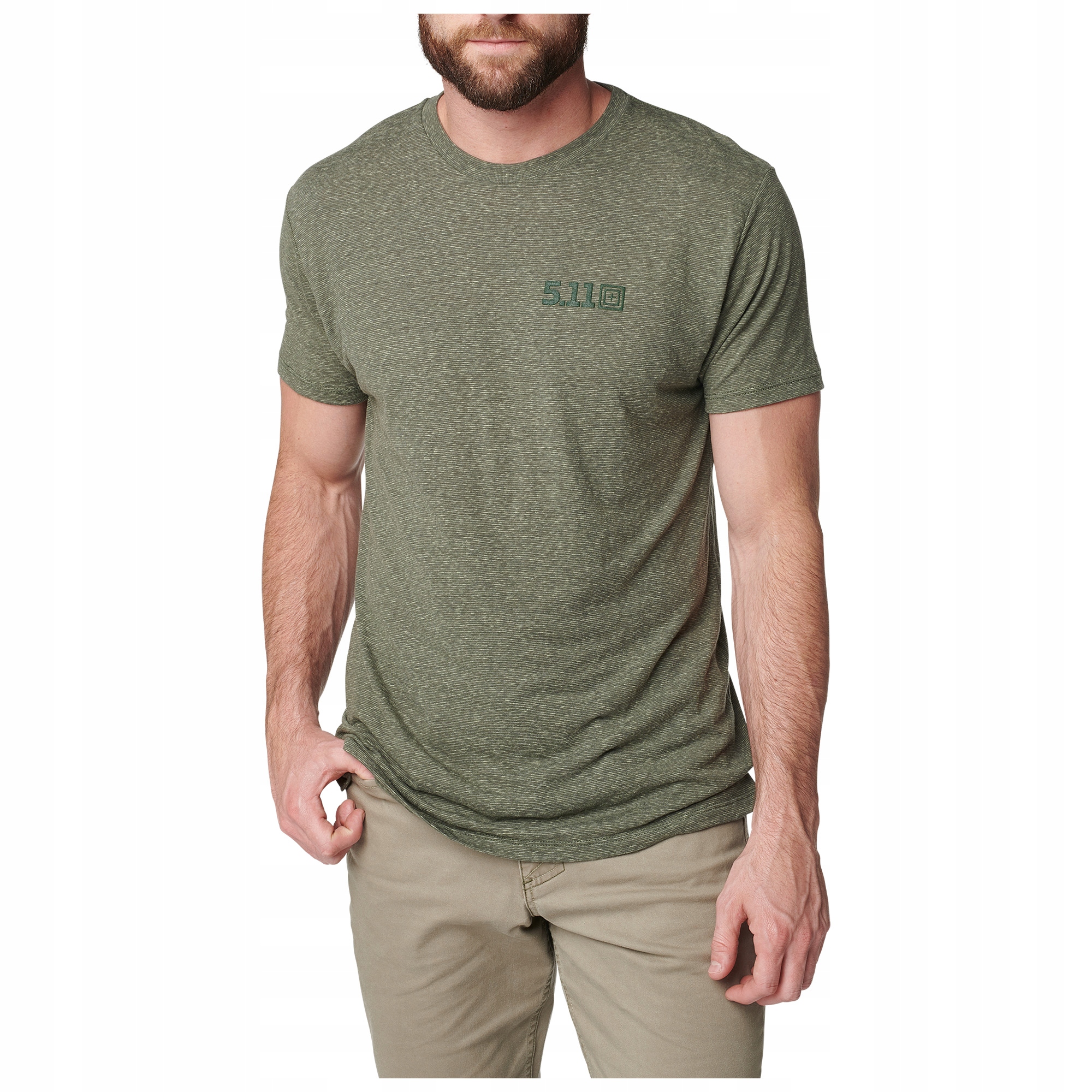 5.11 T-Shirt Triblend Legacy S/s Tee Military Green Htr XL 41230ABL