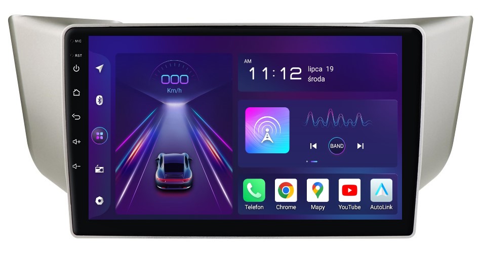 Rádio 2DIN Android Lexus Rx 2 II 300 330 350 400H 8/256 Gb Dsp Carplay Lte