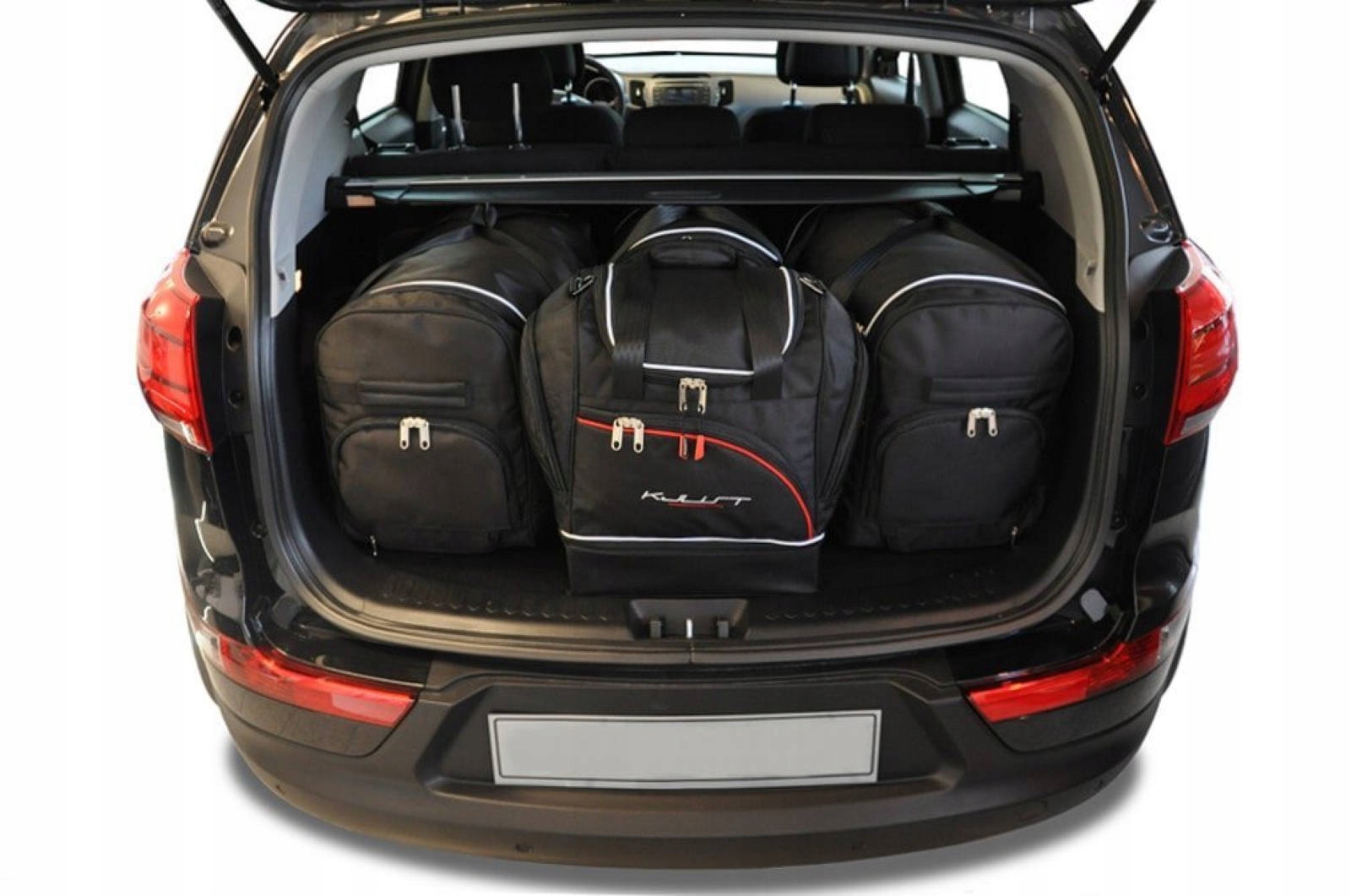J&j Automotive Sada 4ks cestovných tašiek Sport pre Kia Sportage 2010-2016