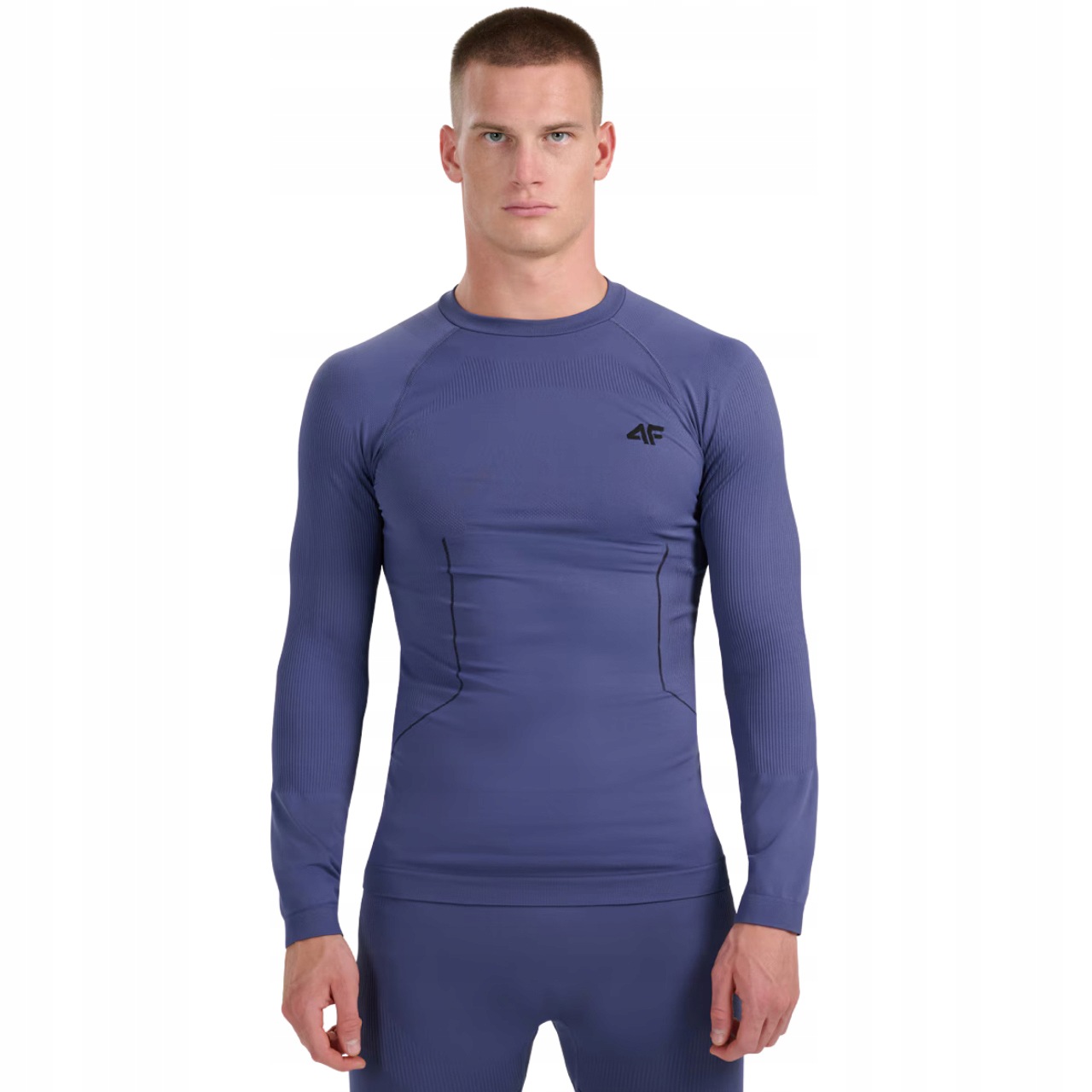 Pánské termoaktivní tričko M233 denim 4FWAW25USEAM233 32S Velikost S/m