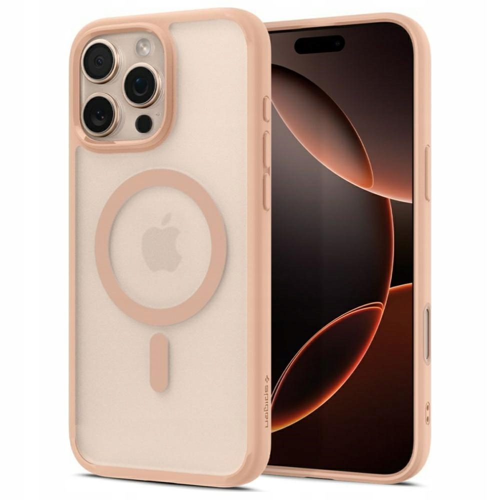 Pouzdro Spigen Ultra Hybrid Mag pro iPhone 16 Pro Max MagSafe růžové/frost ro