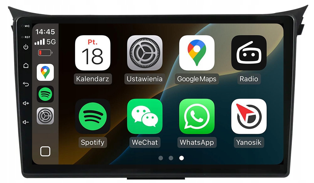 Hyundai I30 Elantra 2012-2017 Nejnovější Navigační Rádio Pro Android Carplay