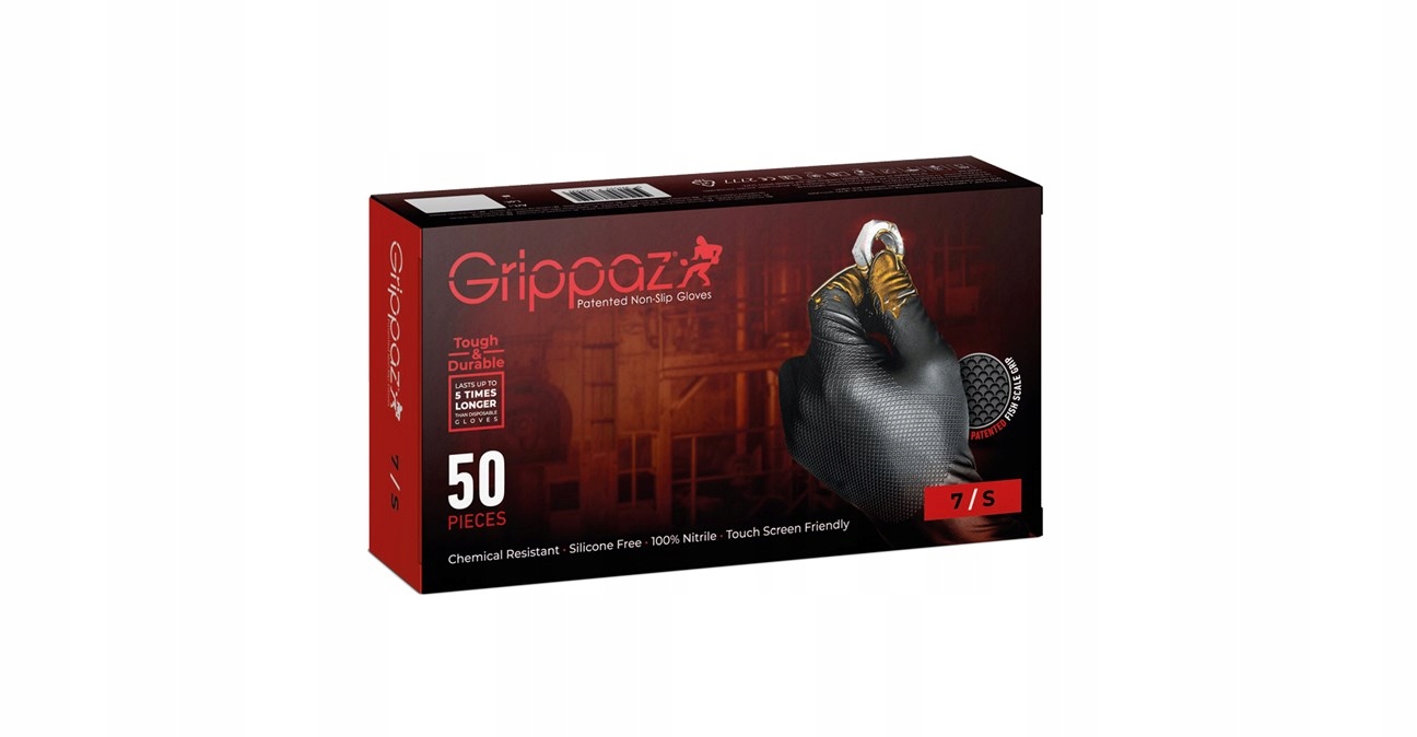

Rękawiczki Nitryl Mechanika Warsztatowe Grippaz