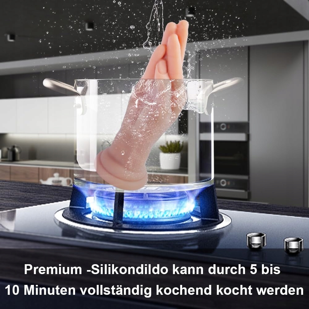 REALISTISCHER Dildo Silikonowy 24 cm Z Przyssawką — miniatura 4
