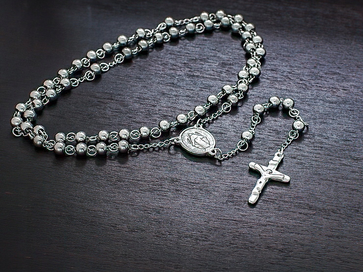 NASZYJNIK RÓŻANIEC STAL 316L Marka Inna marka