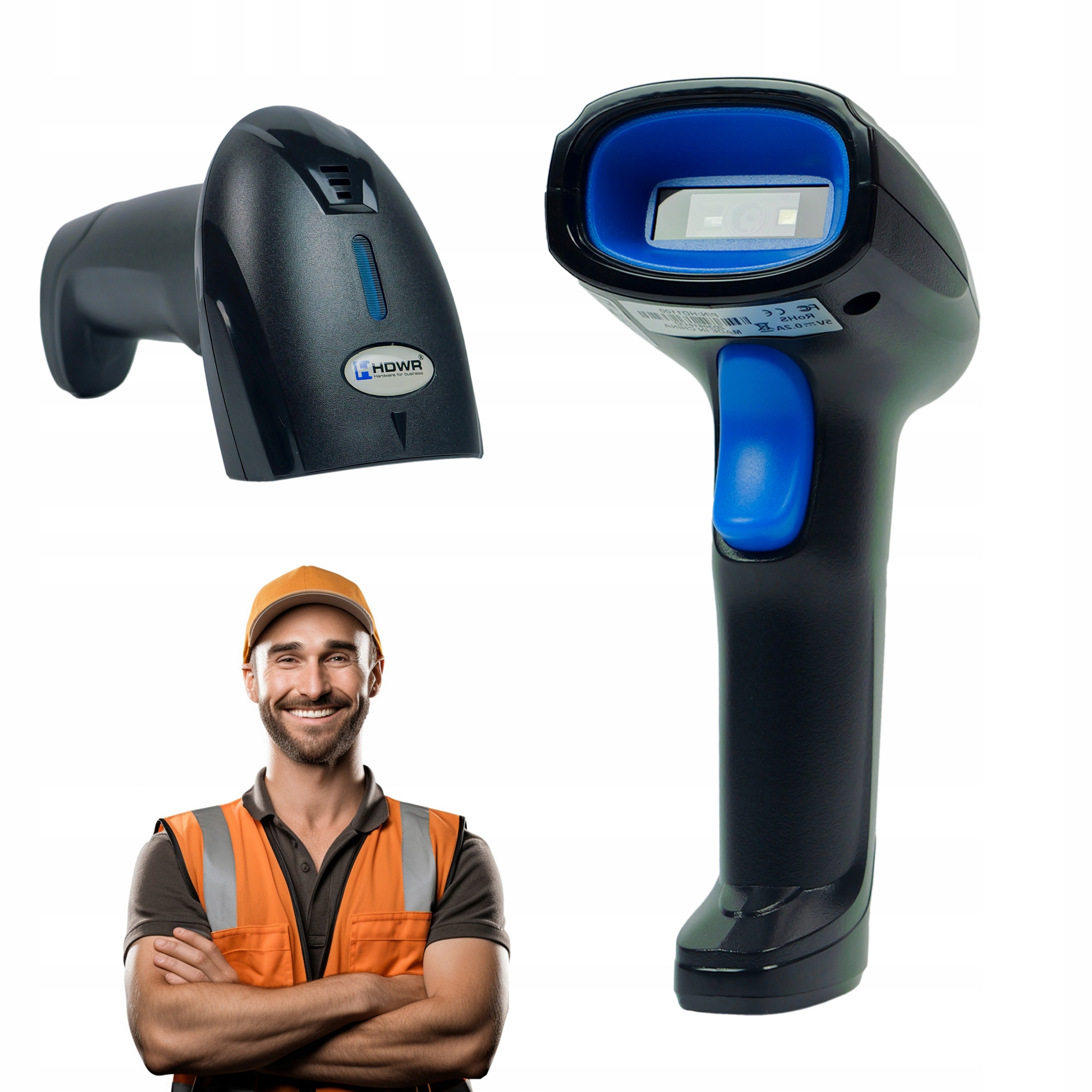 Wifi Skladový Snímač Qr A Čárových Kódů s bezdrátovým snímačem Cmos