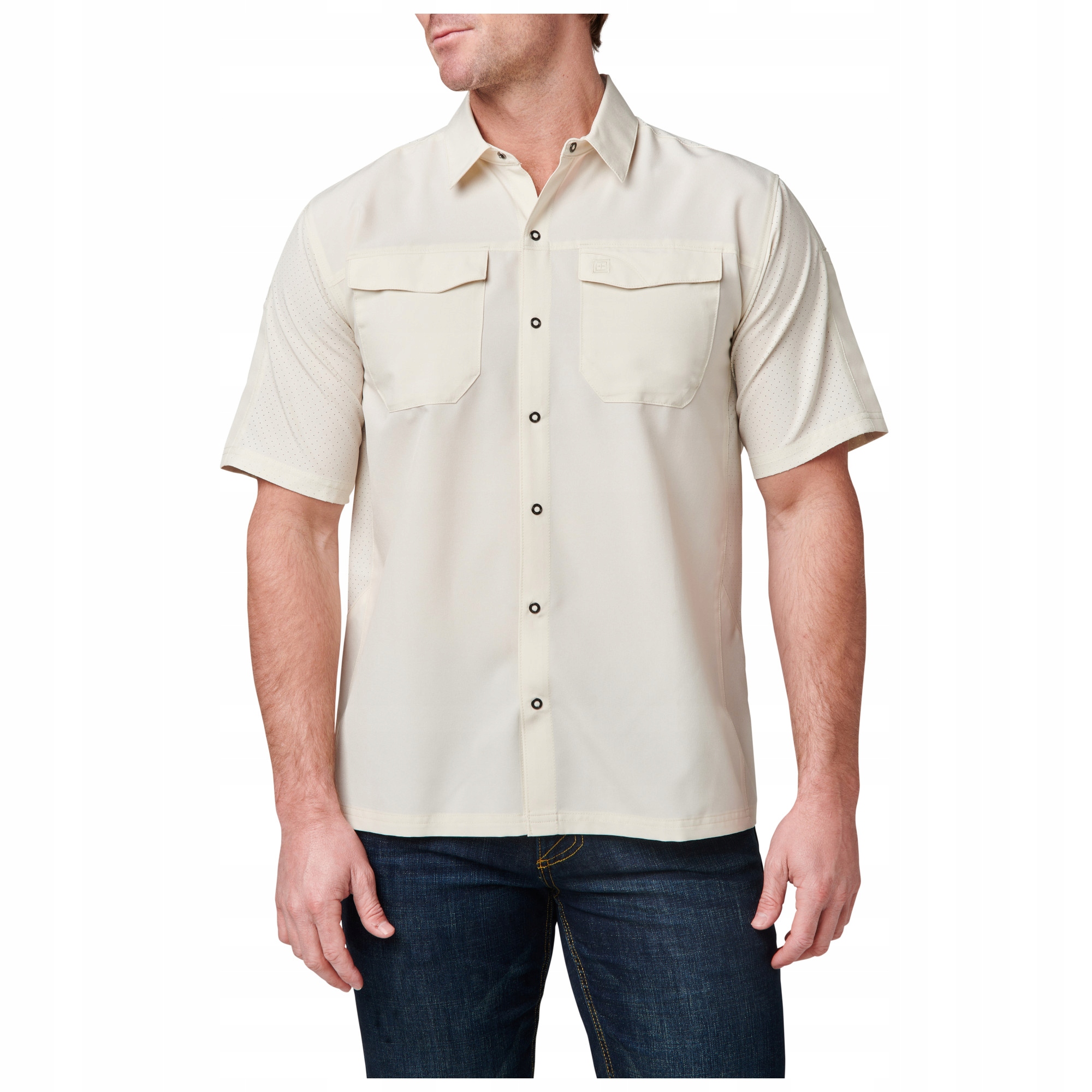 5.11 Pánská košile Freedom Flex S/s Shirt S Ivory Hthr 71340