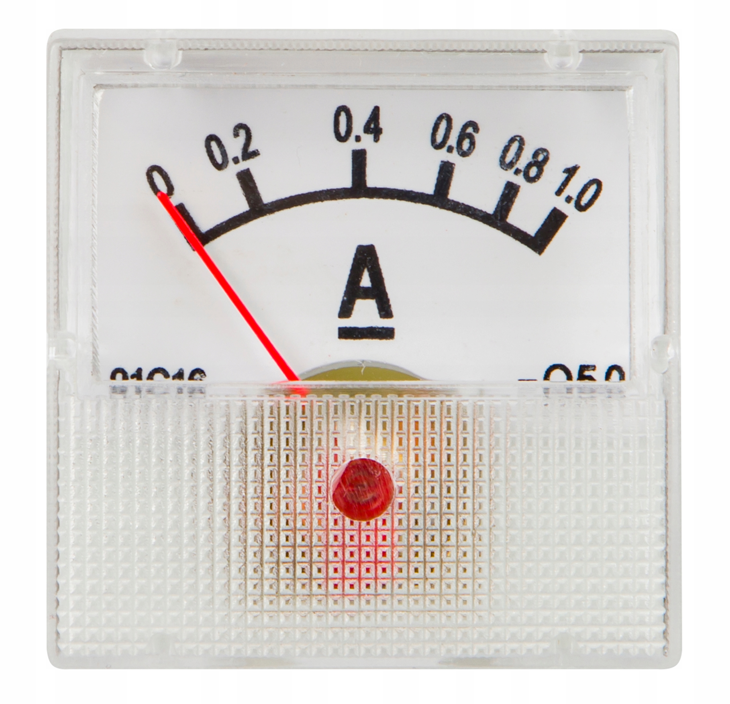 Miernik analogowy amperomierz 1A MINI kwadrat