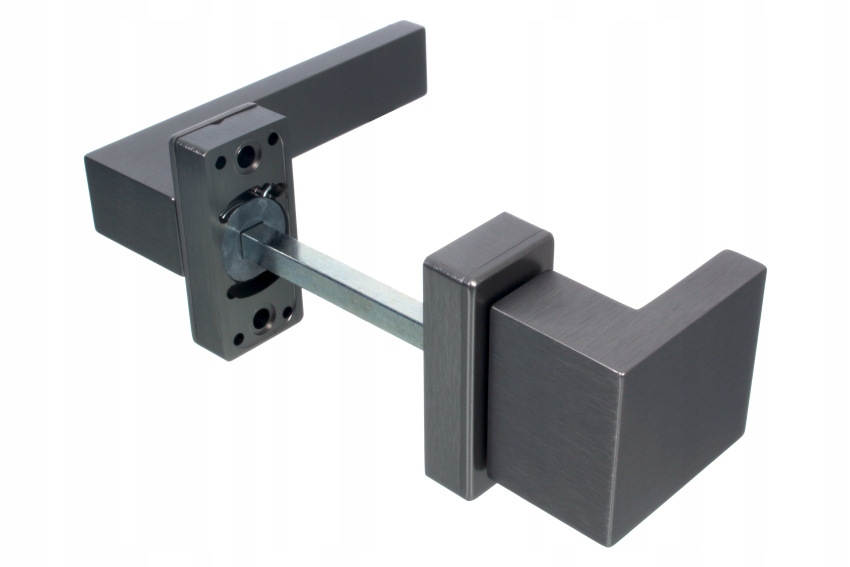 Klamko Dveřní úchytka Dublin na krátkém štítku Nerezová Inox F6