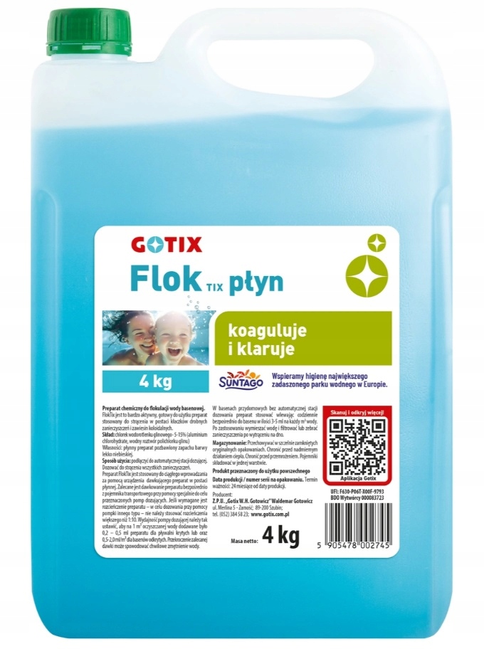 Koagulant płynny Gotix Professional 4 kg