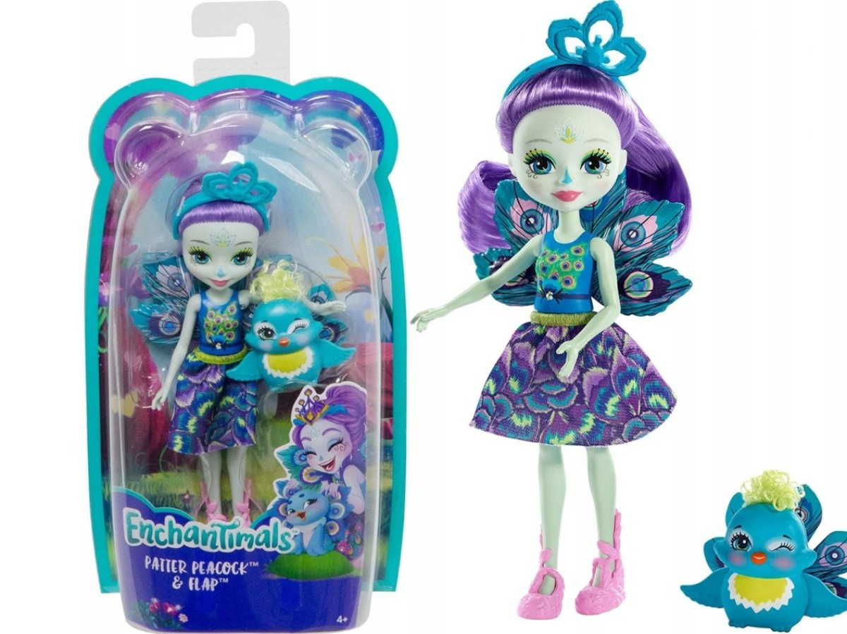 

Enchantimals Lalka Paw Patter Peacock FJJ20 Mattel