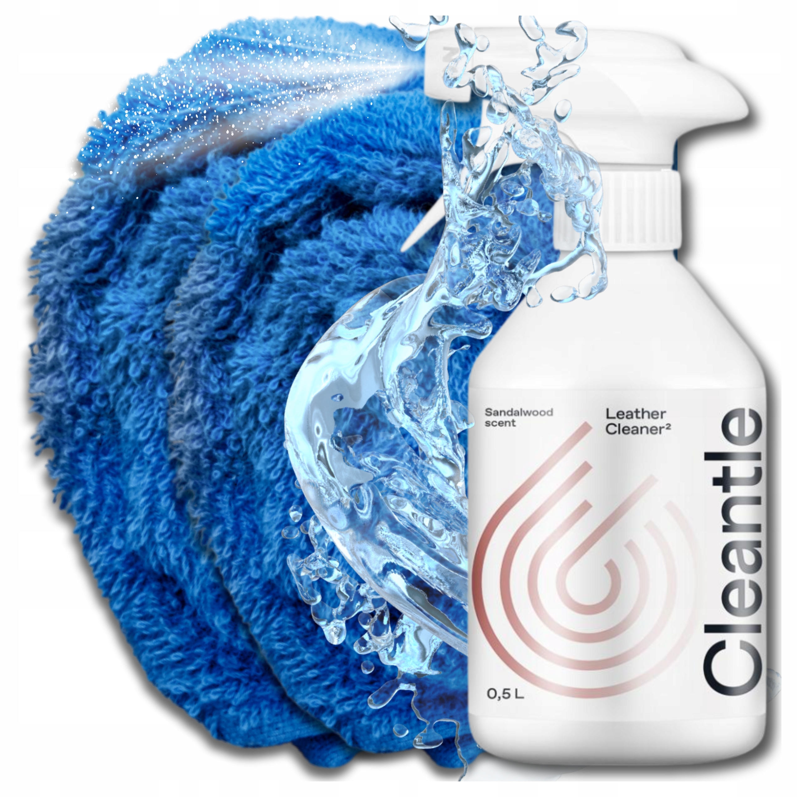 Cleantle Leather Cleaner Czyszczenie Skóry w Aucie 500ml Profesjonalny Płyn