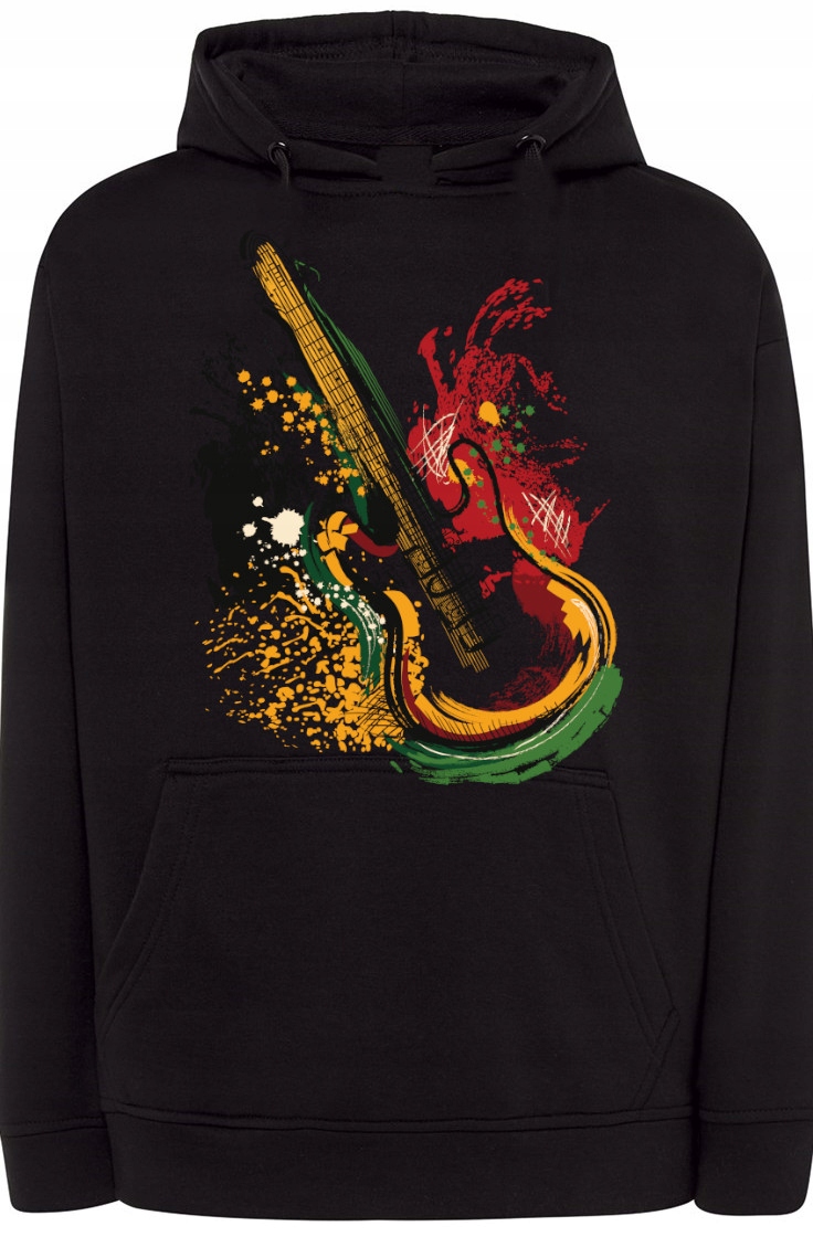 Elektrická kytara Pánská Mikina Kapuce vel. 3XL