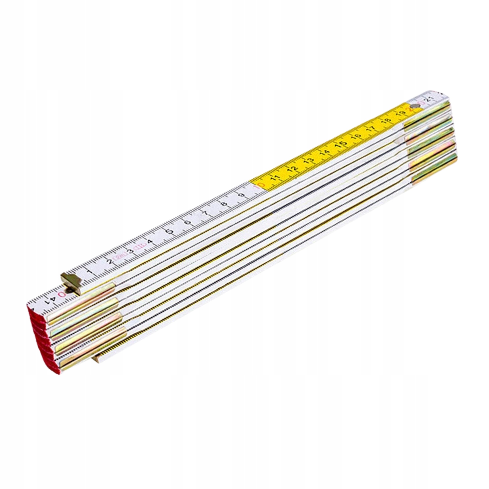 MIARA SKAŁADANA miarka calówka drewniana SOLIDNE BUKOWE DREWNO 2m Kod producenta 0-35-458