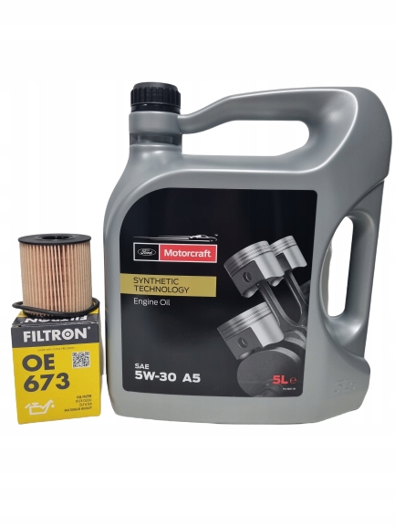 

Ford Motorcraft Xr 5W30 A5 5L Filtr Oleju Oe 673
