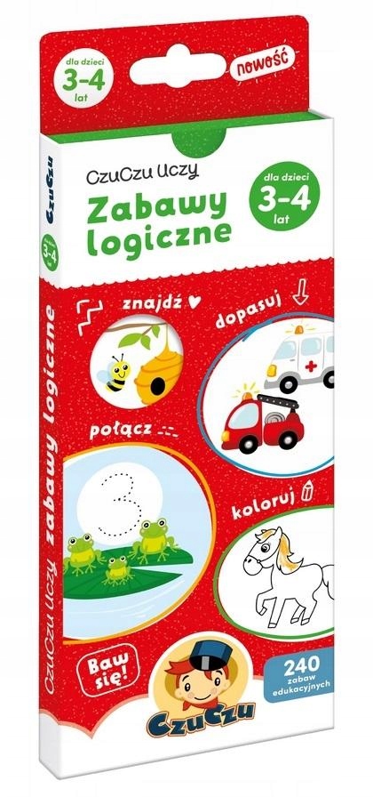 

Czuczu Uczy Zabawy Logiczne Dla Dzieci Od 3-4 La..