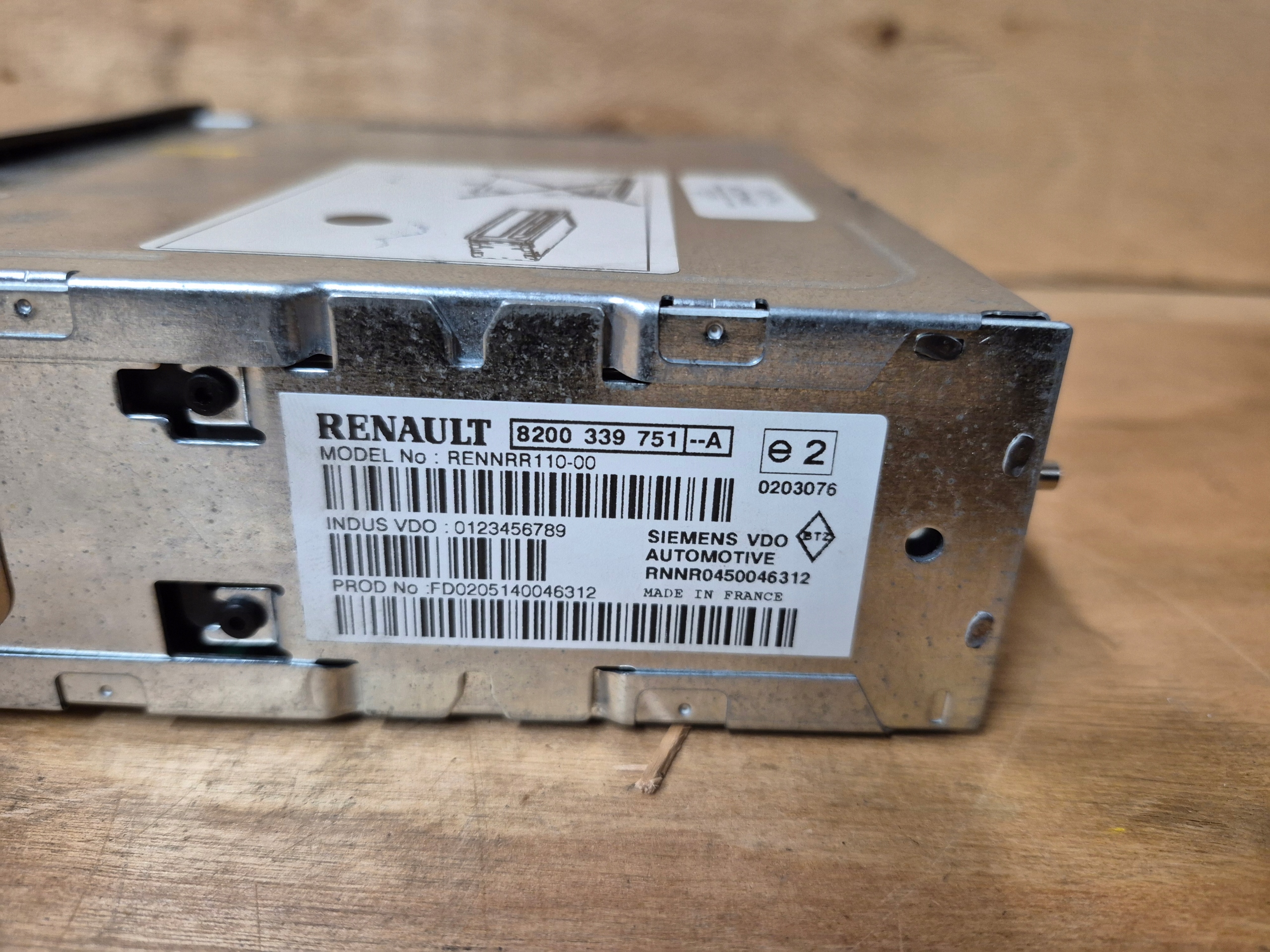 / CD / 8200339751 renault SCENIC II ESPACE IV