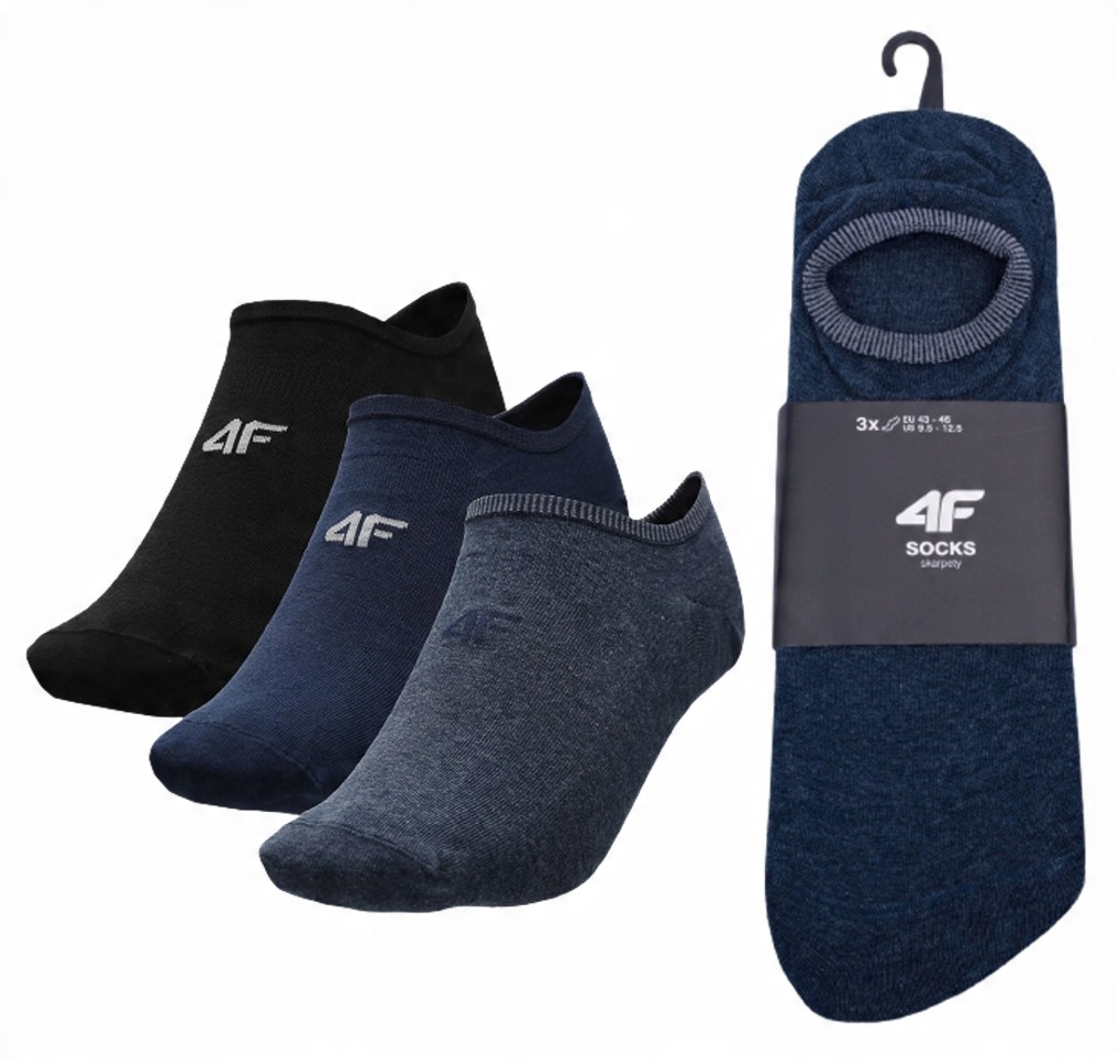 

4F skarpety stopki mikrostopki krótkie 3PAK 39-42