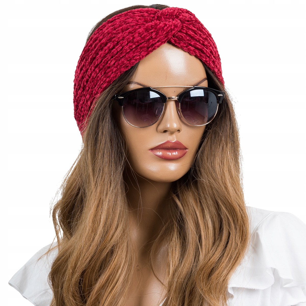 

Opaska damska Węzeł Turban Gruba Ciepła
