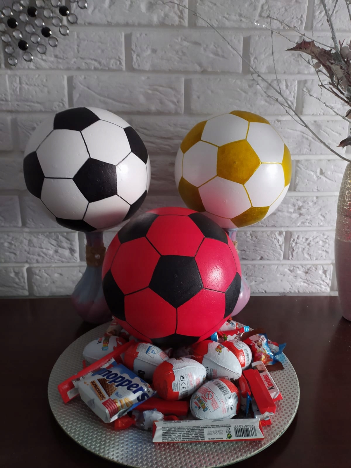 Levně XXL fotbalový míč prázdné narozeniny jako dárek