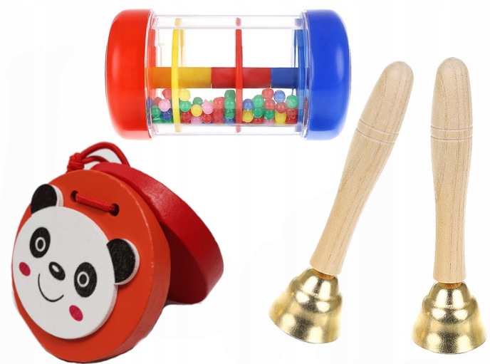 DREWNIANE INSTRUMENTY DLA DZIECI CYMBAŁKI + torba DUŻY ZESTAW INSTRUMENTÓW EAN (GTIN) 5904139212431
