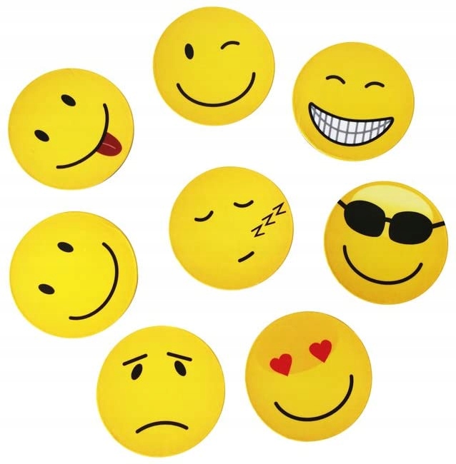 MAGNESY NA LODÓWKĘ EMOTKI BUŹKI MINKI 8