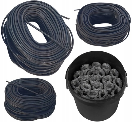 10 kg žhaveného vázacího drátu v motech pro výztuhy třmenů 1,6 mm