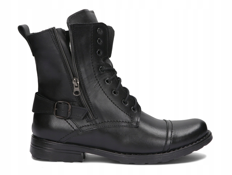 SZTYBLETY MĘSKIE MILITARNE POLSKIE SKÓRA 71 CZ 45 Marka inna