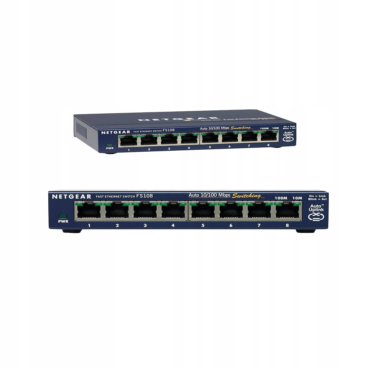 Switch sieciowy Netgear ProSafe 8 FS108 V2 10/100 8-port