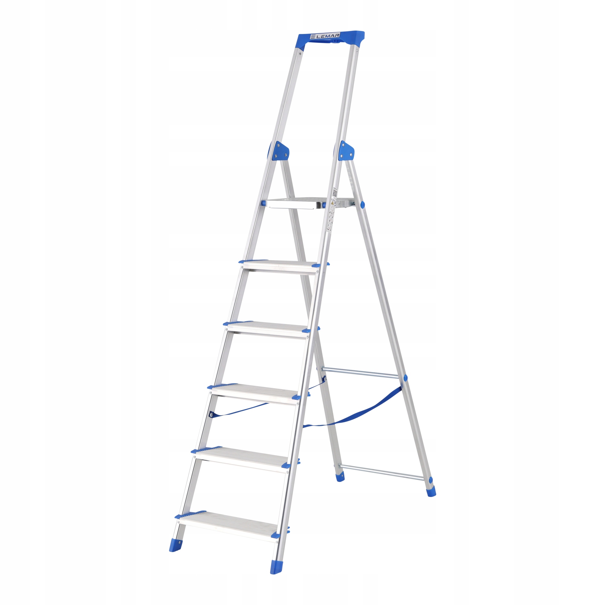 Žebřík 6stupňový hliníkový žebřík Wide Step Lemar 020206