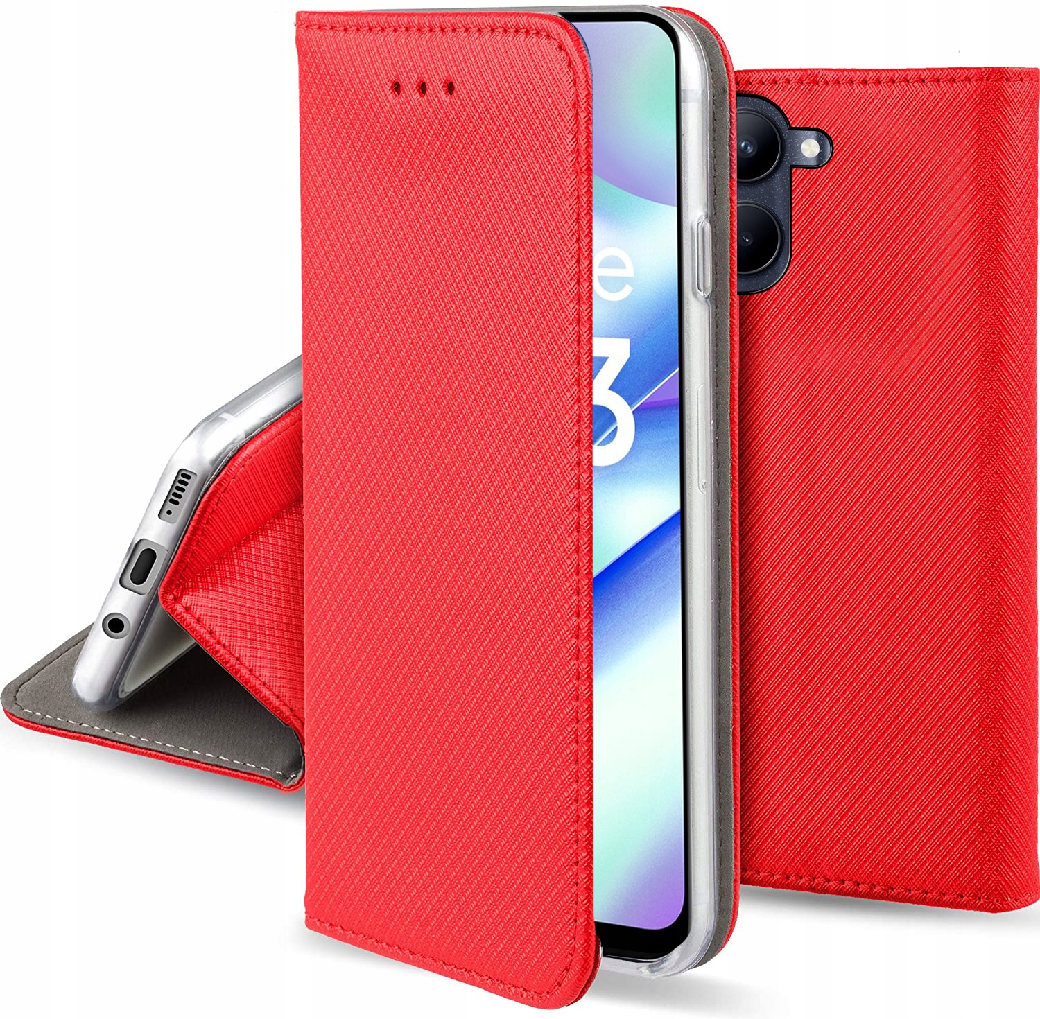 

Etui do Realme C33 Magnet Smart Case +szkło