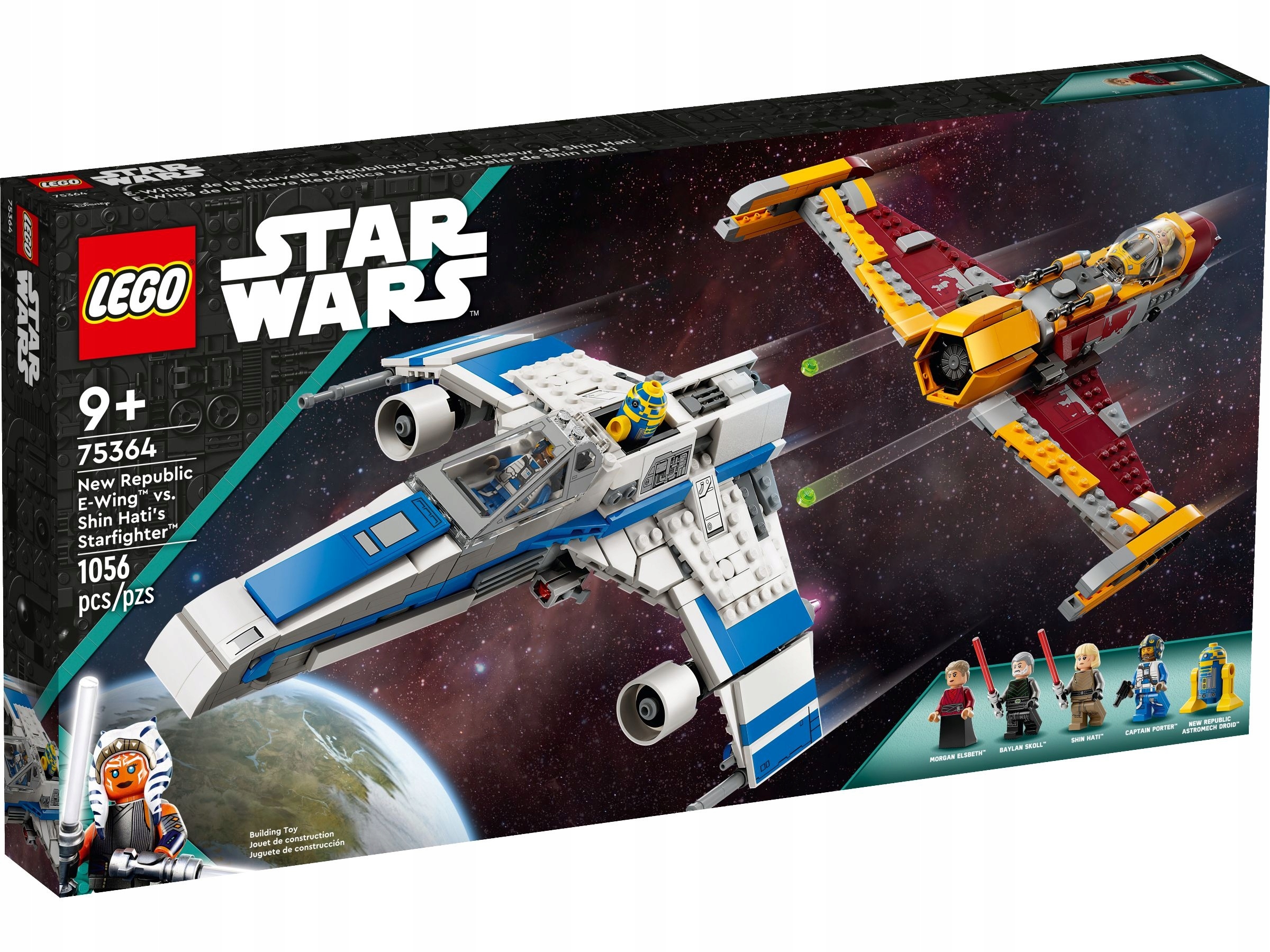 Lego 75364 Star Wars E-Wing Nové republiky versus Stíhačka Shin Hati