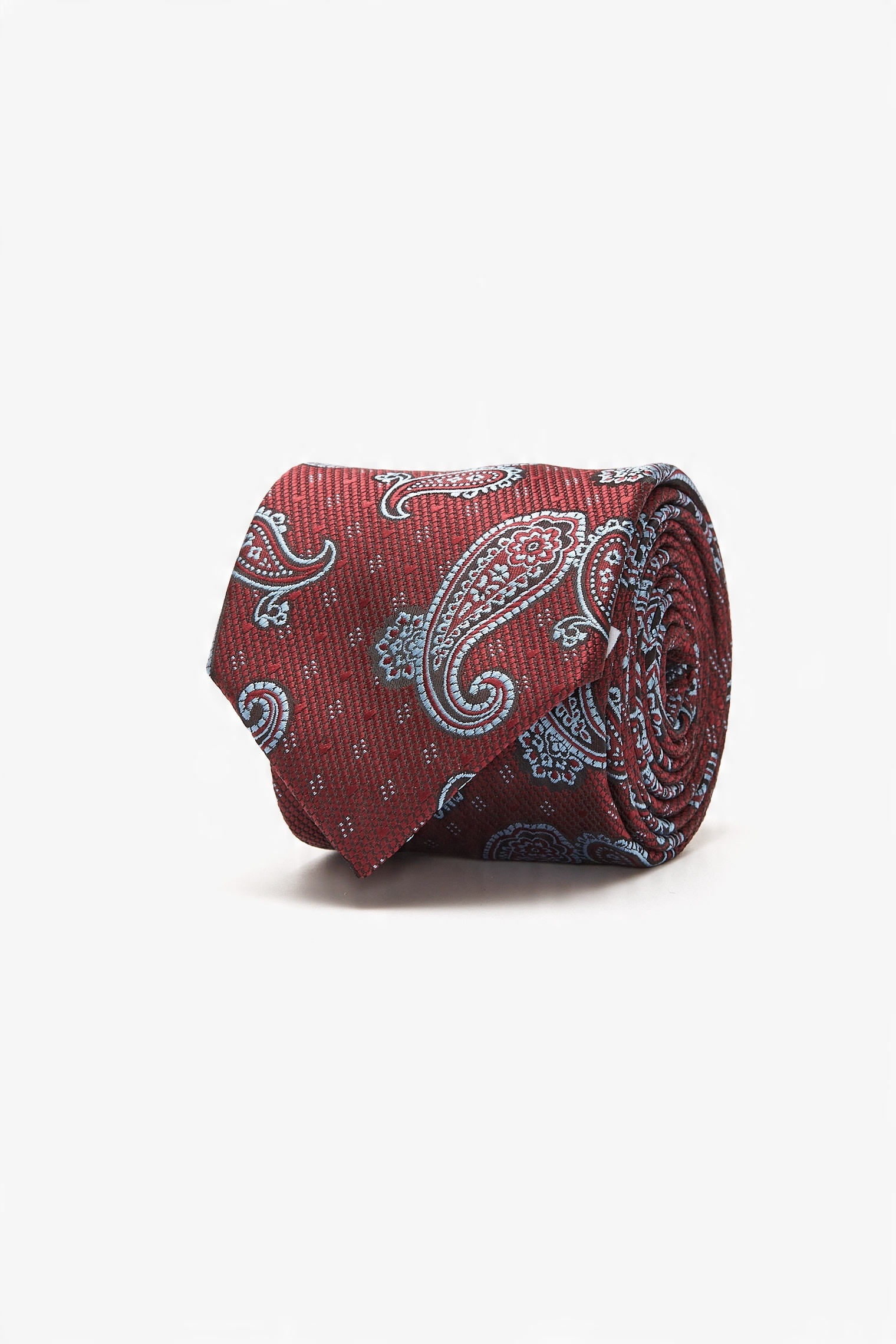 

Krawat męski paisley bordo 203