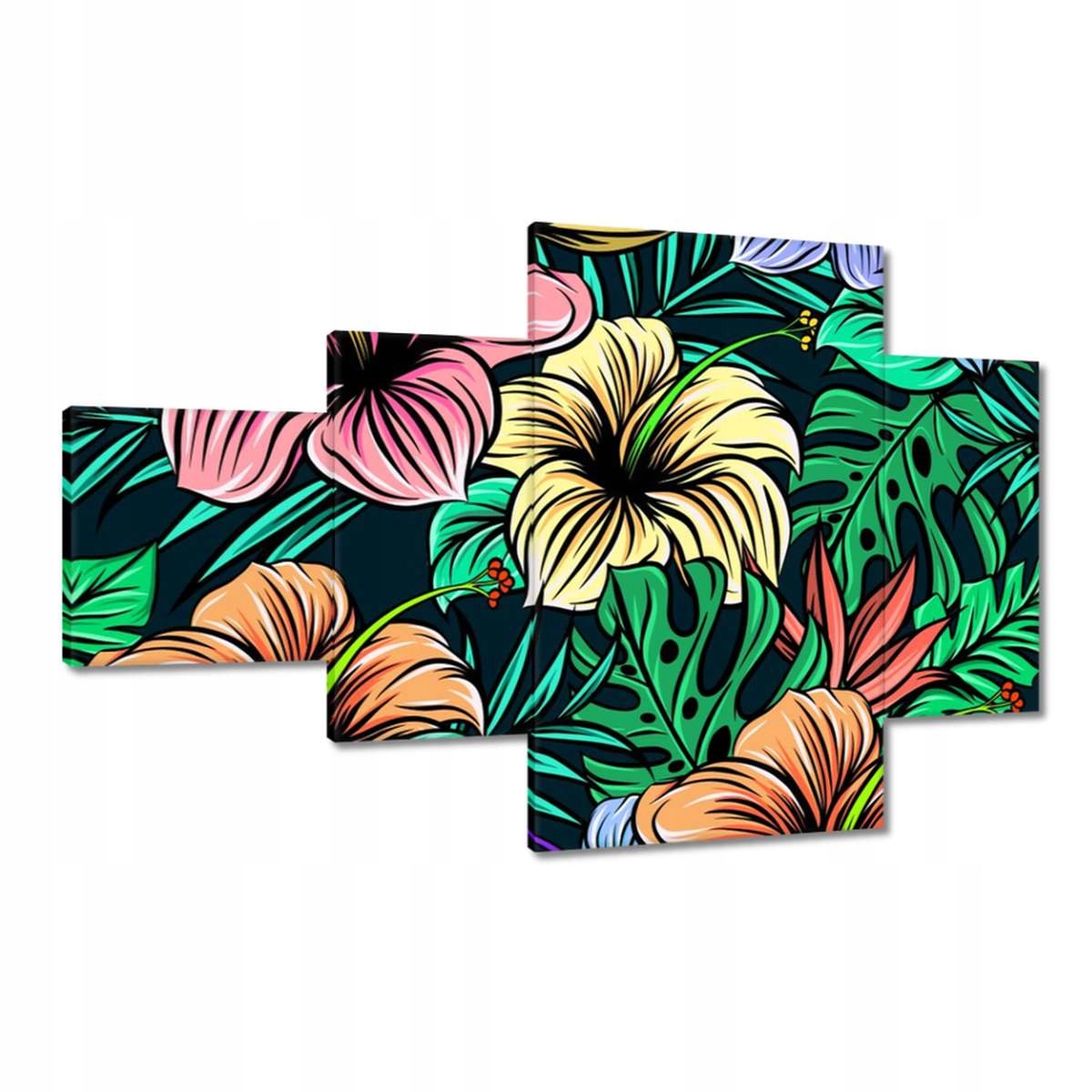 Obrazy 130x80 Monstera Zelený list