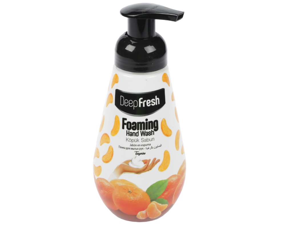 PIANKA DO MYCIA RĄK Z DOZOWNIKIEM MANDARYNKA 400ml